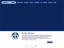 Tablet Screenshot of cpoint.com.ar